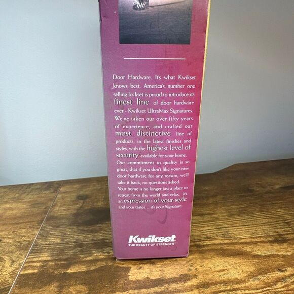 Kwikset ULTRAMAX Signature Deadbolt 99800-076 980S CP CODE K4 SIGPKG - Picture 4 of 6